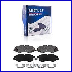 10pc Front Rear Drilled Brake Rotors Brake Pads for Discovery Range Rover Sport