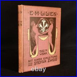 1903 E. M. Lilien Sein Werk Stefan Zweig Limited Edition First Edition