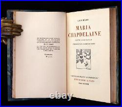1932 Rare First Limited French Edition Maria Chapdelaine by Louis Hemon