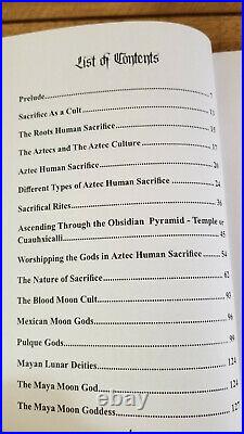 1st Ed, VENERATION 2 THE MOON & RITUAL SACRIFICE OF AZTECS, Stronghold Occult