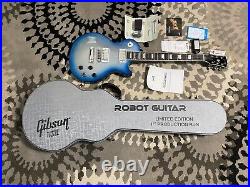 2007 Gibson Limited Edition Les Paul Robot First Production Run Blue Silverburst