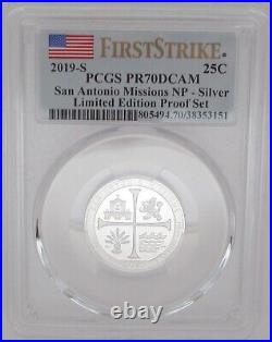 2019-S Silver LIMITED EDITION Proof 8 Coin Set PCGS PR70 DEEP CAMEO First Strike