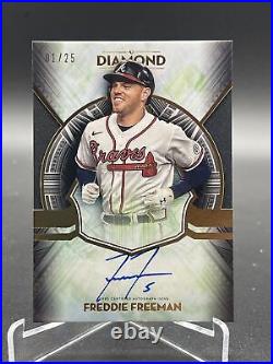 2021 Topps Diamond Icons Baseball #01/25 Freddie Freeman Diamond Icons Auto 1st