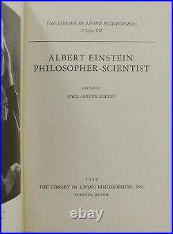 ALBERT EINSTEIN Philosopher Scientist Signed Limited First Edition 1st 1949