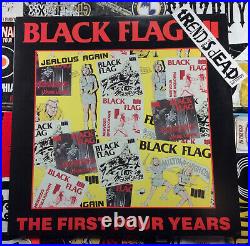 BLACK FLAG The First Four Years SST RECORDS 1st pressing Nervous Breakdown