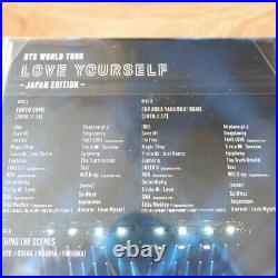 BTS Official 1st Limited edition LOVE YOURSELF JAPAN EDITION Blu-ray Region Free