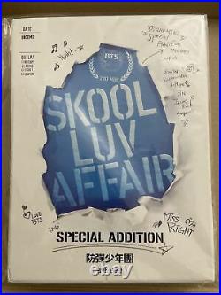 BTS Official Skool Luv Affair Original First Limited Edition with V Photocard