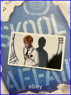 BTS Official Skool Luv Affair Original First Limited Edition with V Photocard