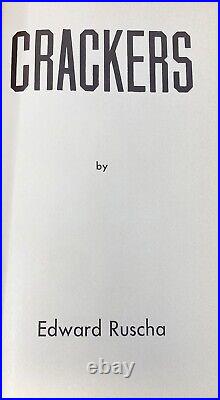 CRACKERS / Ed Ruscha / 1969 / Limited Edition / First Edition
