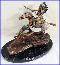 C. A. Parnell First Coup Legends Sculpture Limited Edition Red Cloud 932/950
