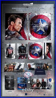 Captain America The First Avenger BLU-RAY Steelbook 2D+3D Limited Edition A1