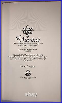 DELUXE LIMITED FIRST ED, (h)Auroræ, by G. McCaughry, OCCULT, ANATHEMA PUBLISHING