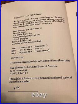 Demonographia by the Trident Press 1999, First Print, Limited Edition