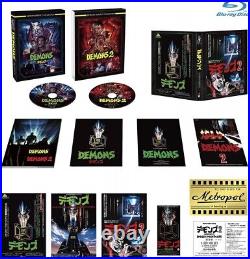 Demons 1&2 4K Remaster 2 Blu-ray Perfect Box First Limited Edition Booklet Japan