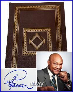 Easton Press BY GEORGE Foreman Signed First Numbered Limited Edition 431/1,800