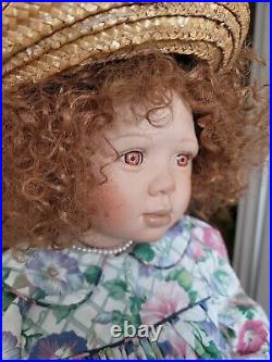 Elite Jade Porcelain Doll, Christine Orange, Limited Edition First #316, 32