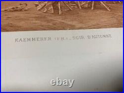 Eloquent Frederick Kaemmerer 1885 first and limited edition photogravure