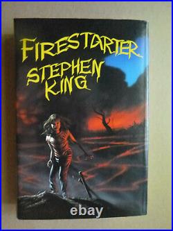 FIRESTARTER Stephen King SIGNED numbered Phantasia Press 1st ed hc Vfine