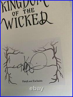 Fairyloot Signed 1st Edition Kingdom of the Wicked by Kerri Maniscalco