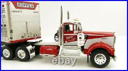 First Gear 60-1010 Kenworth W900A Prime Mover and Lifestock Trailer Koppers 164