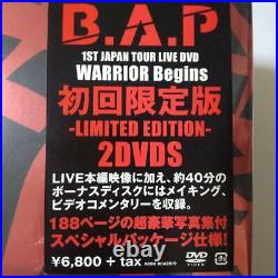 First Limited Edition DVD B. A. P 1St Japan Tour Warrior