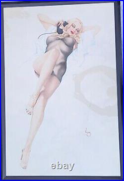 First Love by Alberto Vargas framed limited edition print