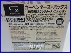 First Production Limited Edition Shm-Cd Carpenters 15Cd Dvd Box 40Aniiv. Commemo