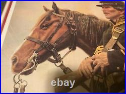First Sergeant Don Stivers Signed Limited Edition 1961/2000 Print Framed