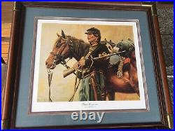 First Sergeant Don Stivers Signed Limited Edition 419/2000 Print Framed