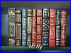 Franklin Library Lot of 10 Book Leather Bound Hardcover Classics 1st edition