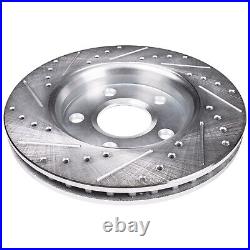 Front Rear Drilled Disc Brake Rotors for Land Rover Discovery Range Rover Sport