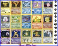 GRADED 1st Edition POKEMON CARD Authentic Original Pokémon From 1998 2003