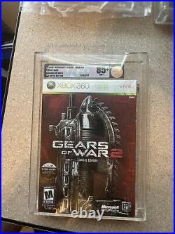 Gears of War 2 Limited Edition (Xbox 360 2008) SEALED! 1st Print Vga 85+ Graded