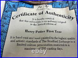 HARRY POTTER FIRST YEAR FIGURINE 2011 BRADFORD EXCHANGE Limited Edition AO774