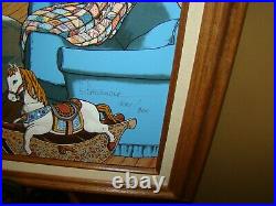 H. Hargrove Signed First Steps 541/900 limited edition painting picture baby