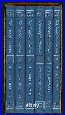 Hans Christian Andersen Limited Editions Club Artist Signed 6 Volumes + Slipcase