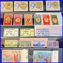 Huge Vatican Stamp Collection. Limited Edition Rare. First Issued Vintage Album