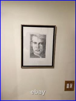 Kim Stratichuk (20th C) Bust Of A MenFirst Limited Edition Lithograph Print