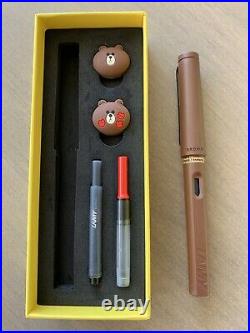 LAMY Safari First Edition LAMY X Line Friends Brown Limited Edition Fountain Pen
