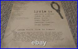 Lydia Illuminate FIRST PRESSING Sea Blue Vinyl LP limited edition of 1000