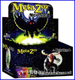 MetaZoo Cryptid Nation 1st Ed. Nightfall Booster Box Display x1 NEW! IN-HAND
