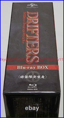 New DRIFTERS Blu-ray BOX First Limited Edition withSoundtarck CD Artbook Japan