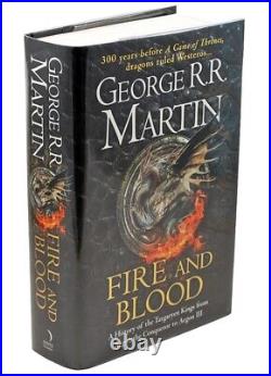 New George RR Martin FIRE BLOOD Signed First Limited Edition UK Slipcased