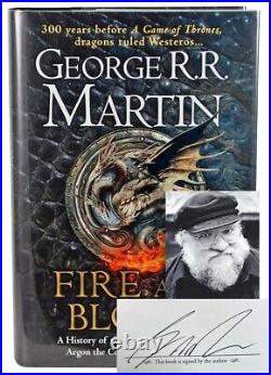 New George RR Martin FIRE BLOOD Signed First Limited Edition UK Slipcased