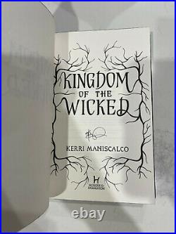 New Kingdom of the Wicked by Kerri Maniscalco Fairyloot Signed 1st Print 1st Ed