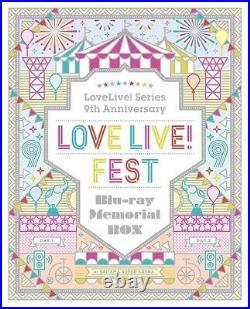 New LoveLive Series 9th Anniversary Love Live Fest Blu-ray Memorial Box Japan
