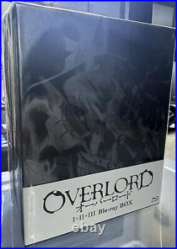 New OVERLORD I II III Blu-ray Box First Limited Edition With Booklet Japan