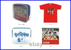 New SHISHAMO 5 NO SPECIAL BOX CD T-Shirt Pouch First Limited Edition Japan