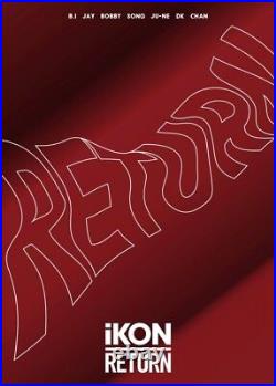New iKON RETURN First Limited Edition 2 CD 2 Blu-ray Photbook Japan AVCY-58718