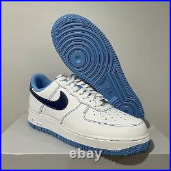 Nike Air Force 1 07 Low AF1 First Use White Blue DA8478-100 Mens Size 8.5 New